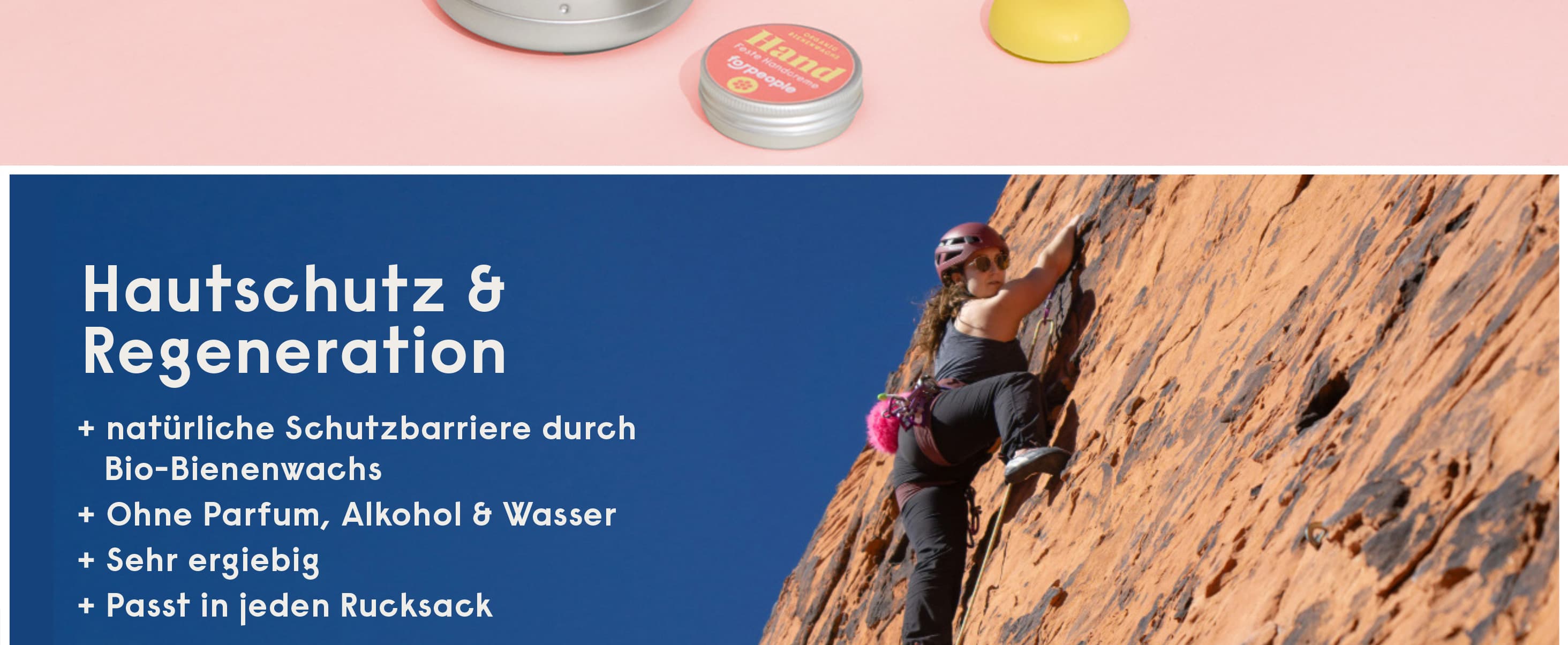 forpeople Premium A+: Handpflege im Outdoor-Kontext